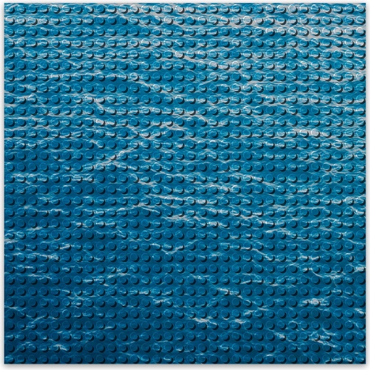 Plaque de construction design BRIXIES Plus - Eau 25,5 x 25,5 cm