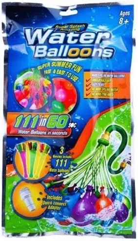 Ballons d’eau – lot de 111 pcs en boîte