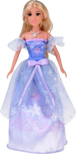 Poupée articulée en robe de bal scintillante