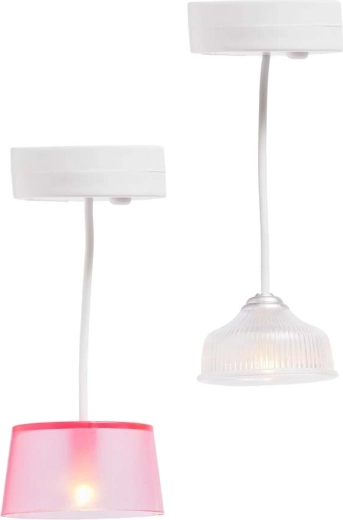 Deux lampes suspendues pour un mini intérieur moderne