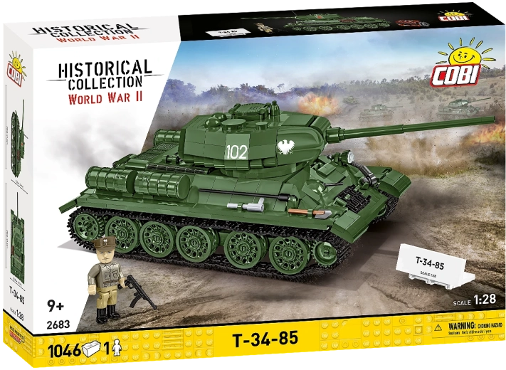 Set de construction COBI char T-34-85 2-en-1 1:28