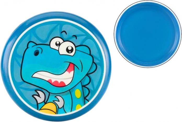 Frisbee pour enfants avec dinosaures 20 cm bleu