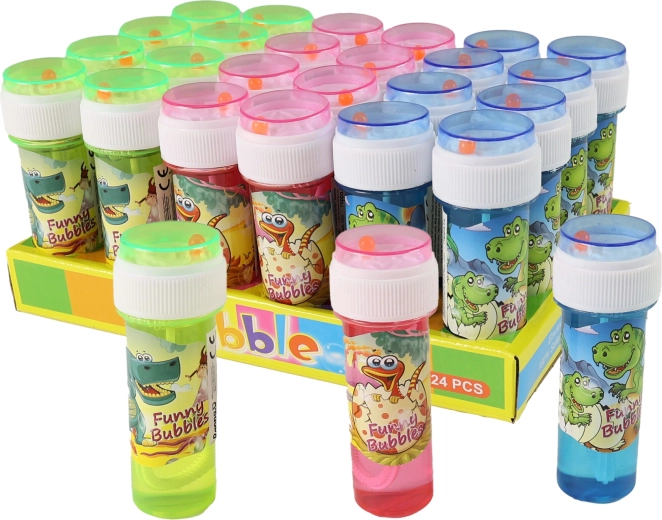 Tube à bulles avec dinosaures 50 ml - 1 pièce