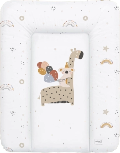 Ceba Baby matelas à langer souple pour commode Giraffe 50 × 70 cm