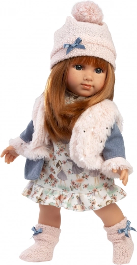 Poupée réaliste au corps souple en tissu 35 cm Llorens NICOLE