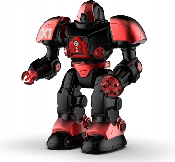 Robot télécommandé avec disques tireurs