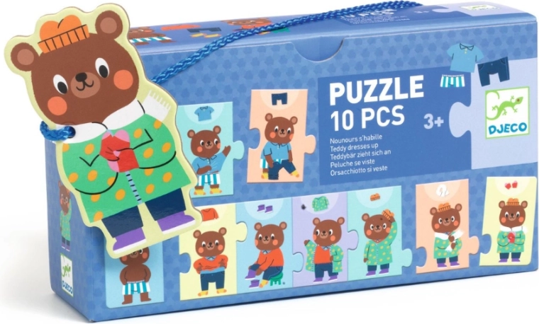 Puzzle L’ourson s’habille – 10 pièces