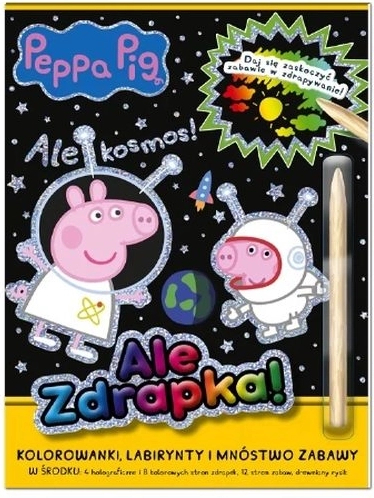 Peppa Pig – Livre à gratter : Cap sur l’espace !