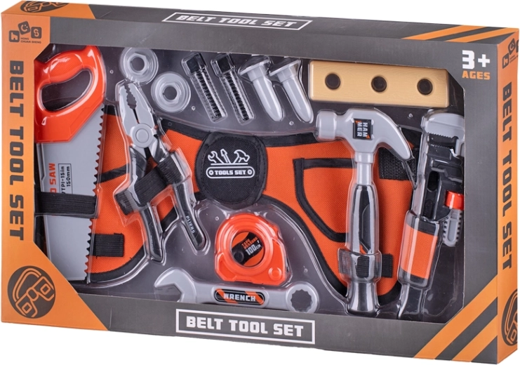 Set d’outils pour enfants avec ceinture 83 cm – 6 pièces
