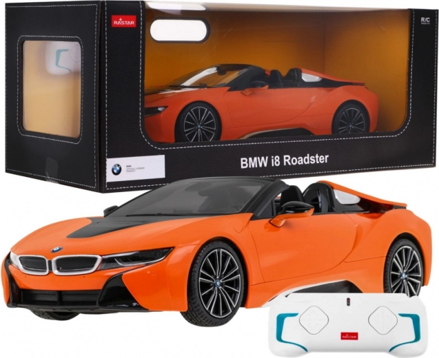 Rastar BMW i8 Roadster modèle radiocommandé 1:12 – Orange