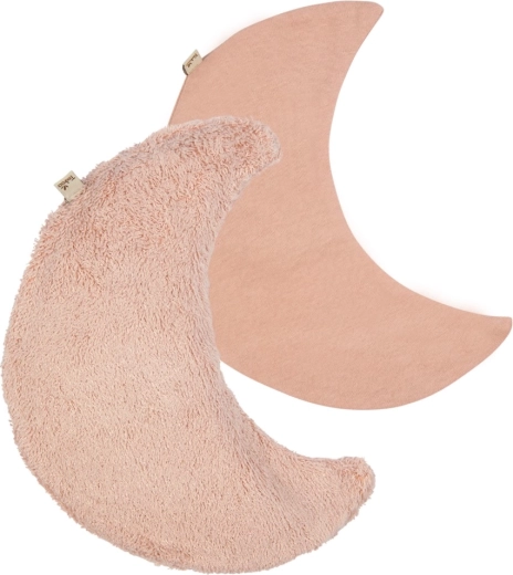 Coussin chauffant relaxant Timboo en forme de lune Moon Misty Rose