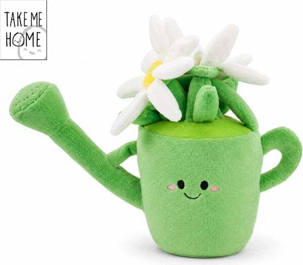 Plante d’intérieur en peluche dans un arrosoir vert Take Me Home 20 cm - 1 pièce