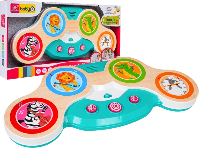 Clavier de percussions tactile pour enfants safari - 1 pièce