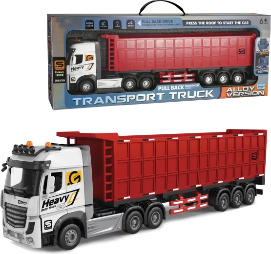Camion en métal 1:24 avec remorque et fonction d’épandage