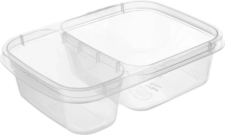 Couvercle sécurisé et corps transparent