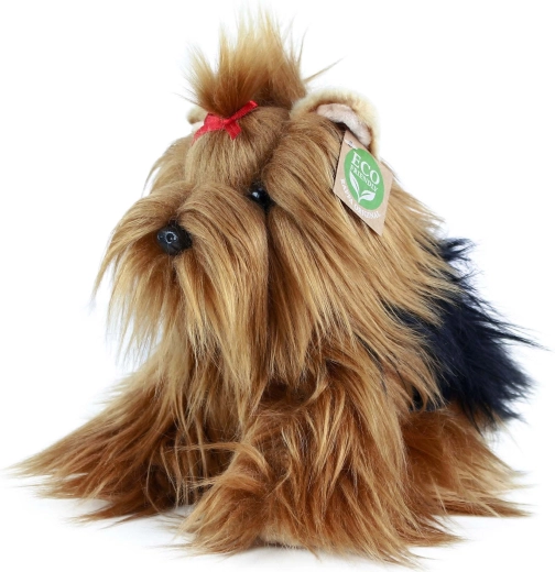 Terrier du Yorkshire en peluche assis Eco-Friendly 23 cm