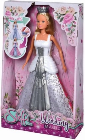 Poupée STEFFI LOVE mariage magique 2-en-1 – robe métamorphose