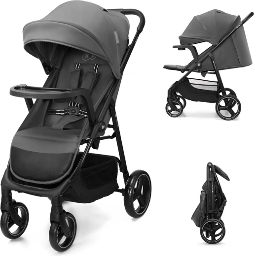 Poussette sport Kinderkraft Trig 3 Tray granite grey