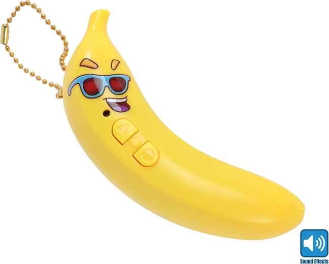 Banane parlante avec fonction d’enregistrement, 10 cm