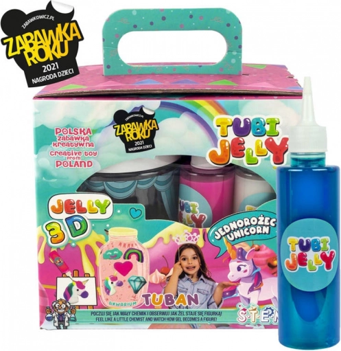 Ensemble Tubi Jelly Licorne Aquarium