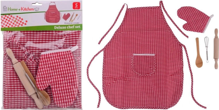 Ensemble de cuisine pour enfants avec tablier et gant