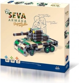 Jeu de construction SEVA Armée – véhicules de combat, 436 pièces
