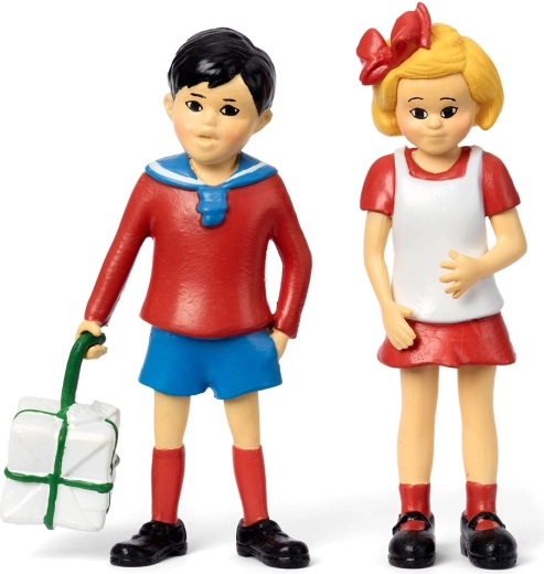 Pippi Långstrump – figurines Tommy et Annika (set pour enfants)