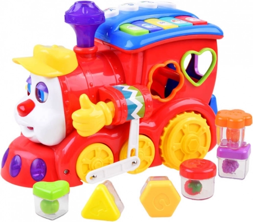 Locomotive interactive avec reconnaissance des formes et sons