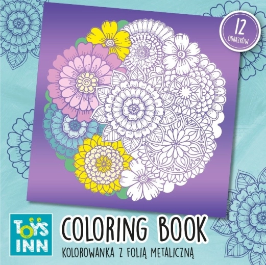 Coloriages métalliques rose vert