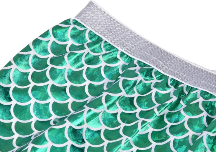 Jupe comme une queue de poisson avec motif d’écailles