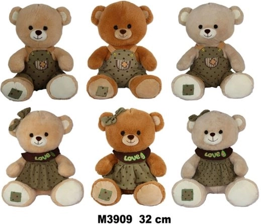 Ours en peluche 32 cm - 1 pièce