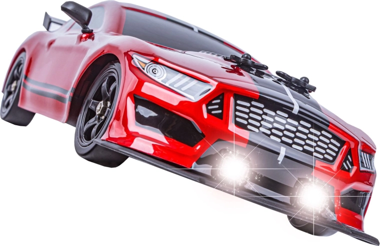 Lumières LED et carrosserie sportive au style Mustang
