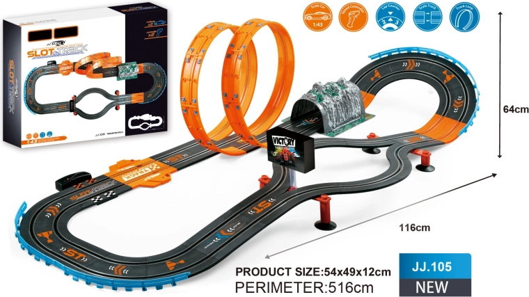 Grande piste de course Racer 1:43