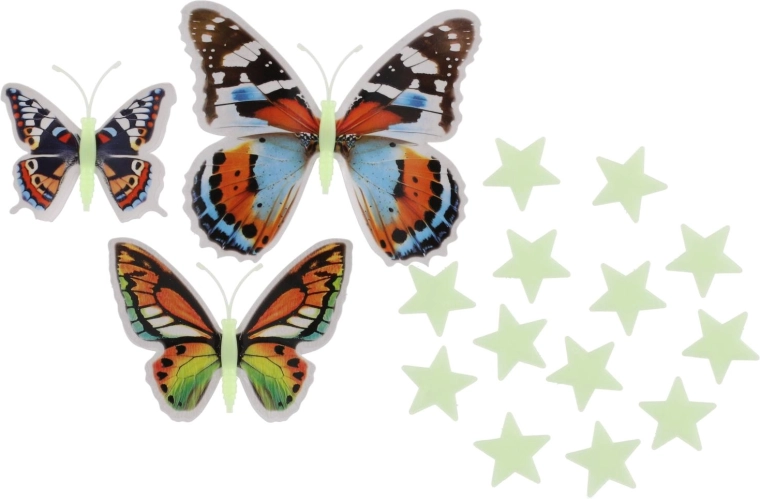 Effet 3D des ailes de papillon