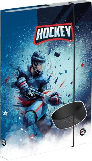Boîte pour cahiers Hockey format A5