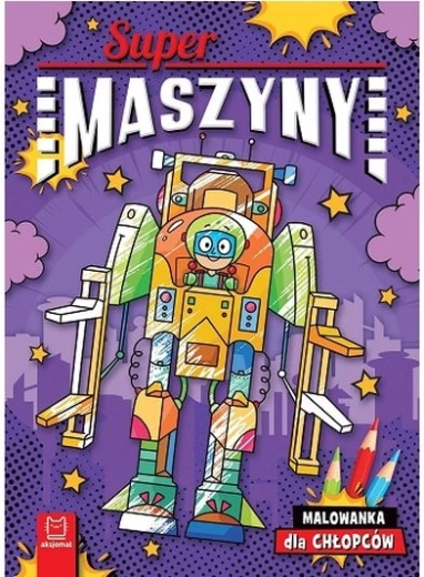 Supermachines – cahier de coloriage pour garçons