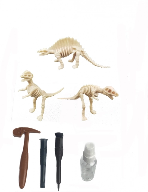 Set archéologique – dinosaures - Spinosaurus / Tyrannosaurus Rex / Signal Raptor