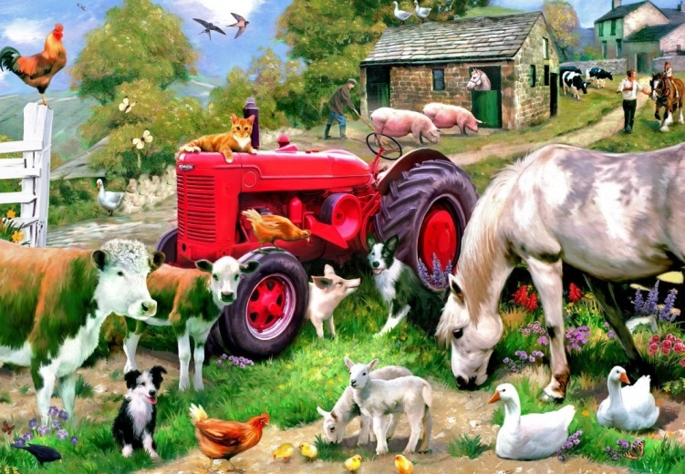 Puzzle À La Ferme 1000 Pièces