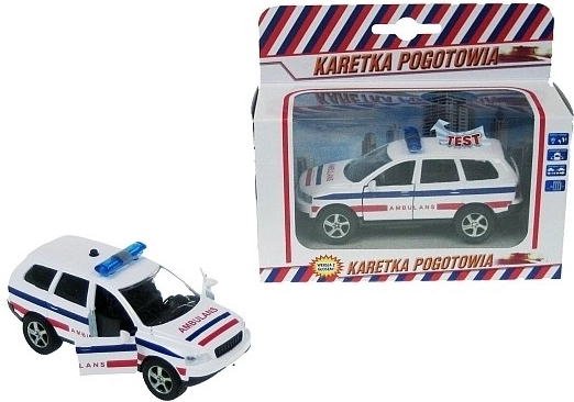 Ambulance 11 cm avec voix en polonais