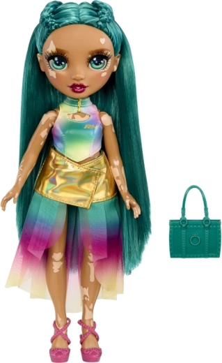 Longs cheveux turquoise