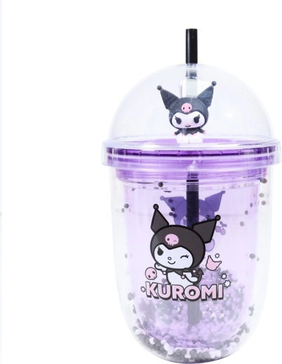 Gobelet boba Kuromi avec paille