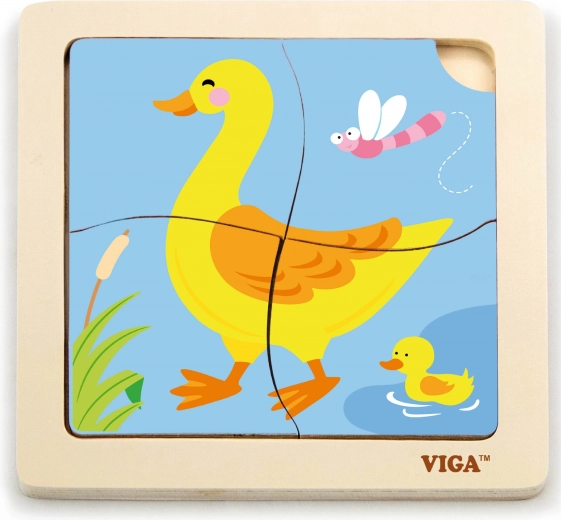 Viga Puzzle en bois Petit Canard