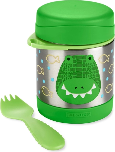 Pratique cuillère-fourchette avec support