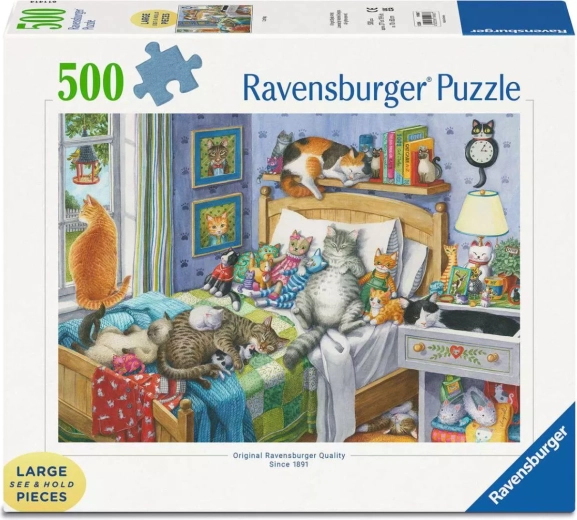 Puzzle Ravensburger « Courte sieste » XXL 500 pièces