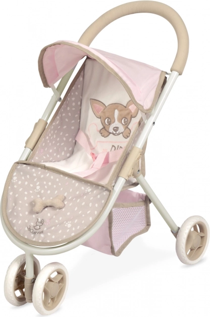 Poussette sportive tricycle pour poupées Didi 55 cm