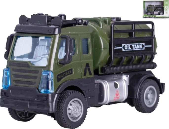 Camion militaire avec citerne 13 cm à rétrofriction