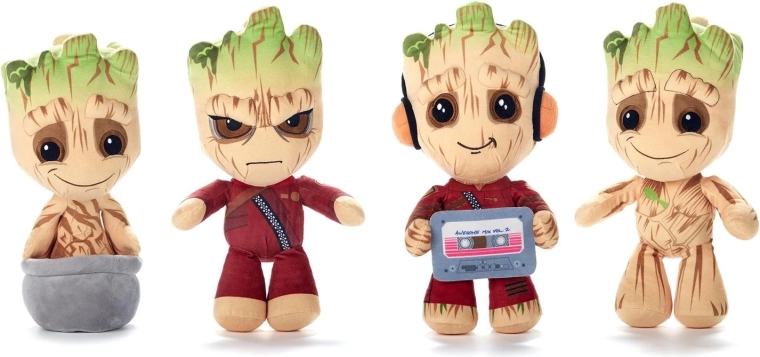Marvel Baby Groot figurine en peluche 28 cm (mix de 4 variantes) - 1 pièce