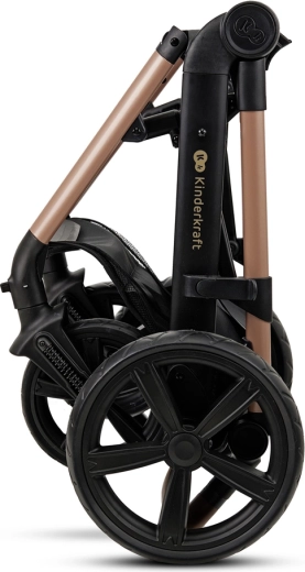 Roues en mousse suspendues et pliage facile