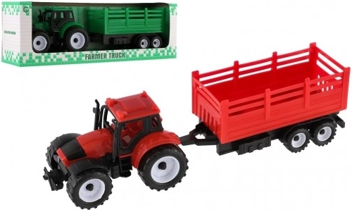 Tracteur en plastique avec remorque