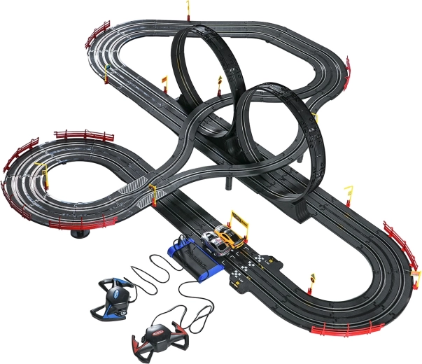 Course à deux avec lumières et sons